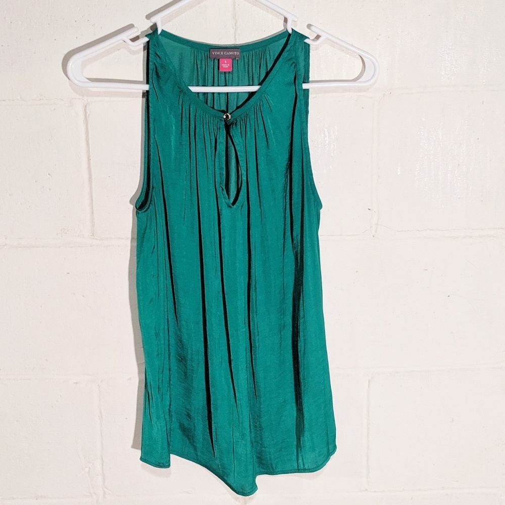Vince Camuto Green Tank Top
